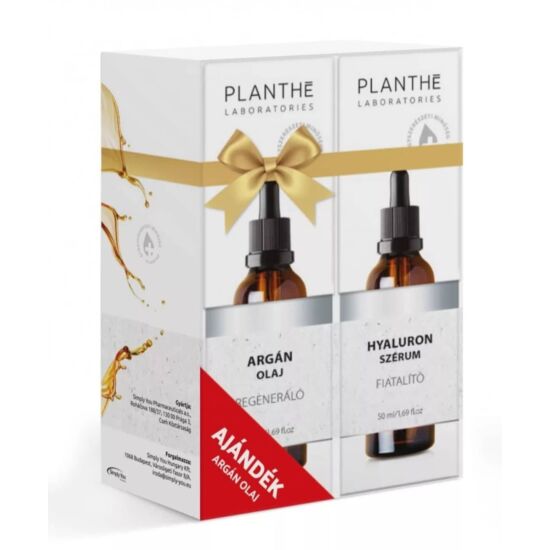 Planthé hyaluron szérum + argán olaj ajándékcsomag 2x50ml