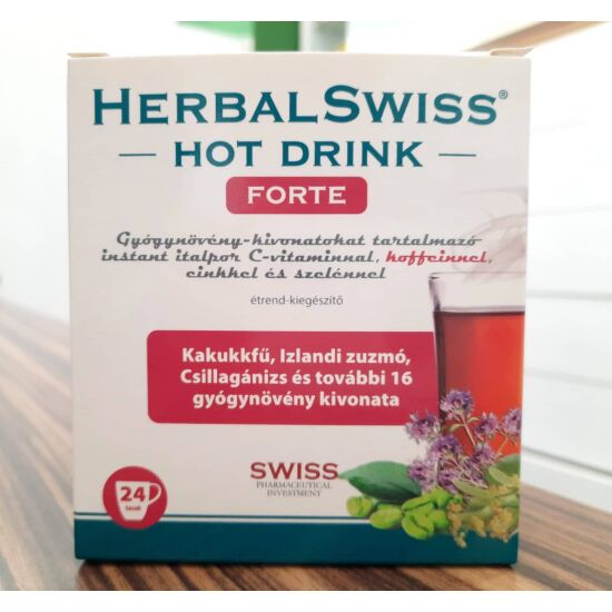 Herbal Swiss Hot Drink Forte italpor c-vitaminnal 24x