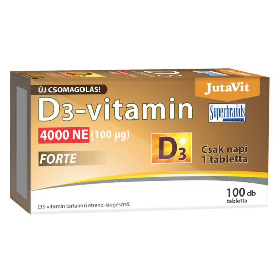 JutaVit D-vitamin 4000NE forte tabletta 100x