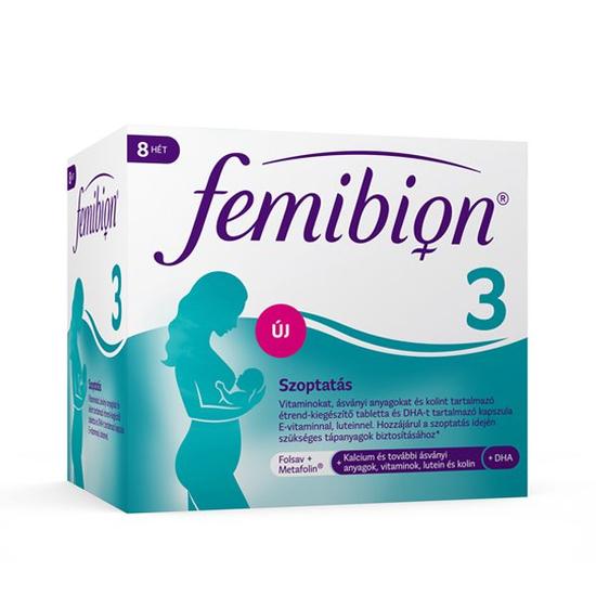 Femibion 3 Szoptatás filmtabletta és kapszula 8HÉT 56x+56x