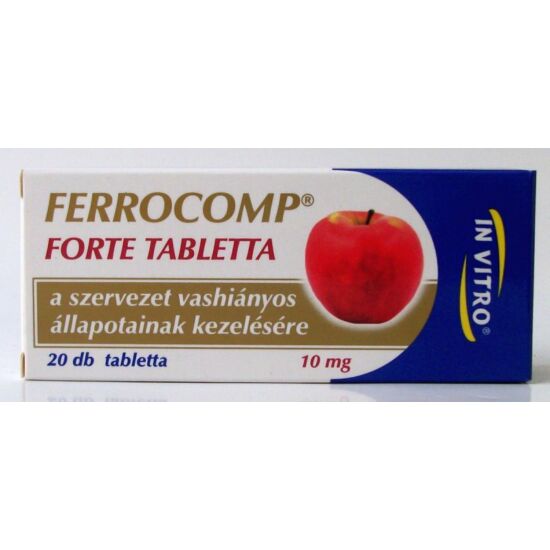 Ferrocomp 10mg forte tabletta 20x