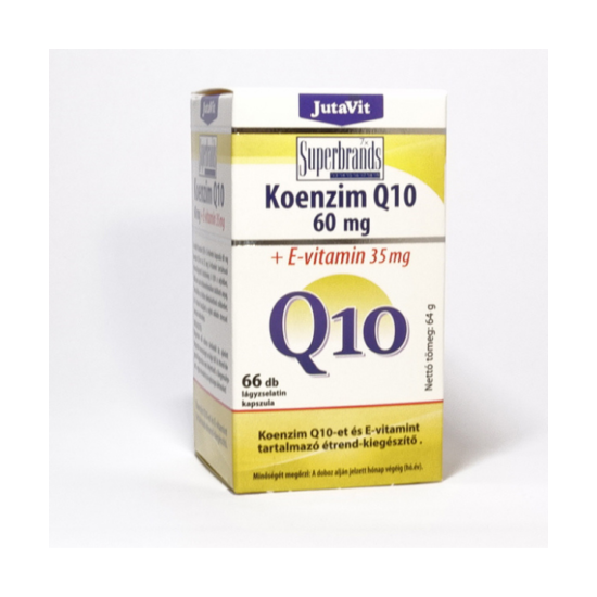 JutaVit Koenzim Q10 60mg + E-vitamin 35mg 66 db