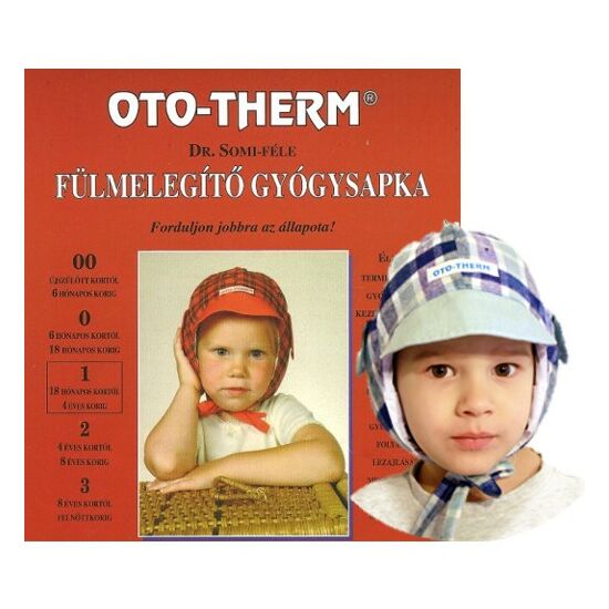 Oto-therm fülmelegítő gyógysapka 18 hónapostól - 4 éves korig