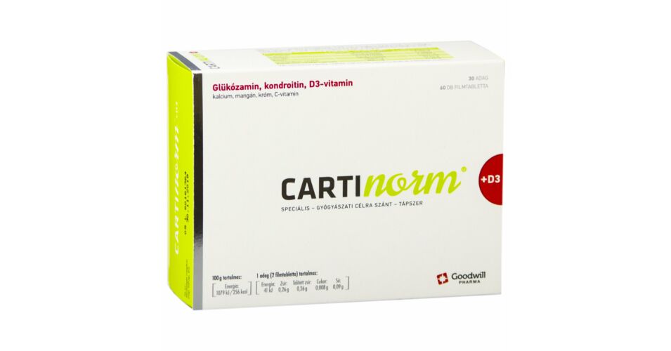 Cartinorm®+D3 60x - Goodwill Pharma - Webshop